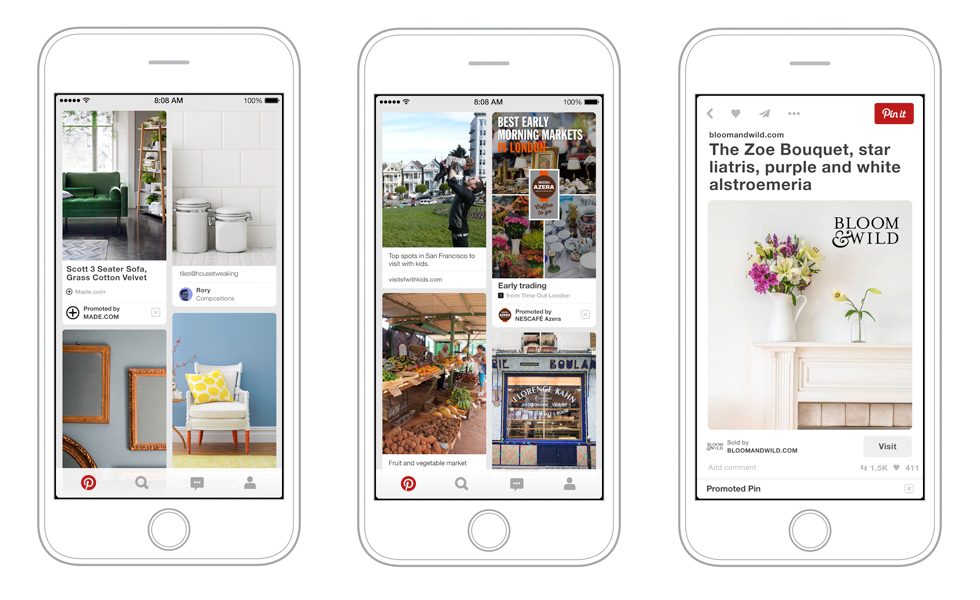 Pinterest ad examples