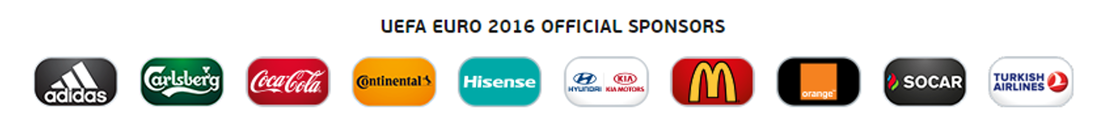 Euro 2016 sponsors